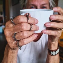 SILUETT ring oxiderad